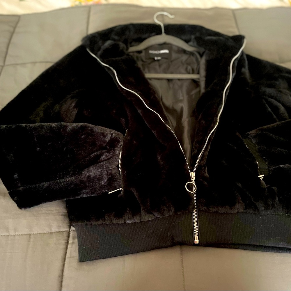 Ladies Faux Mink Jacket.